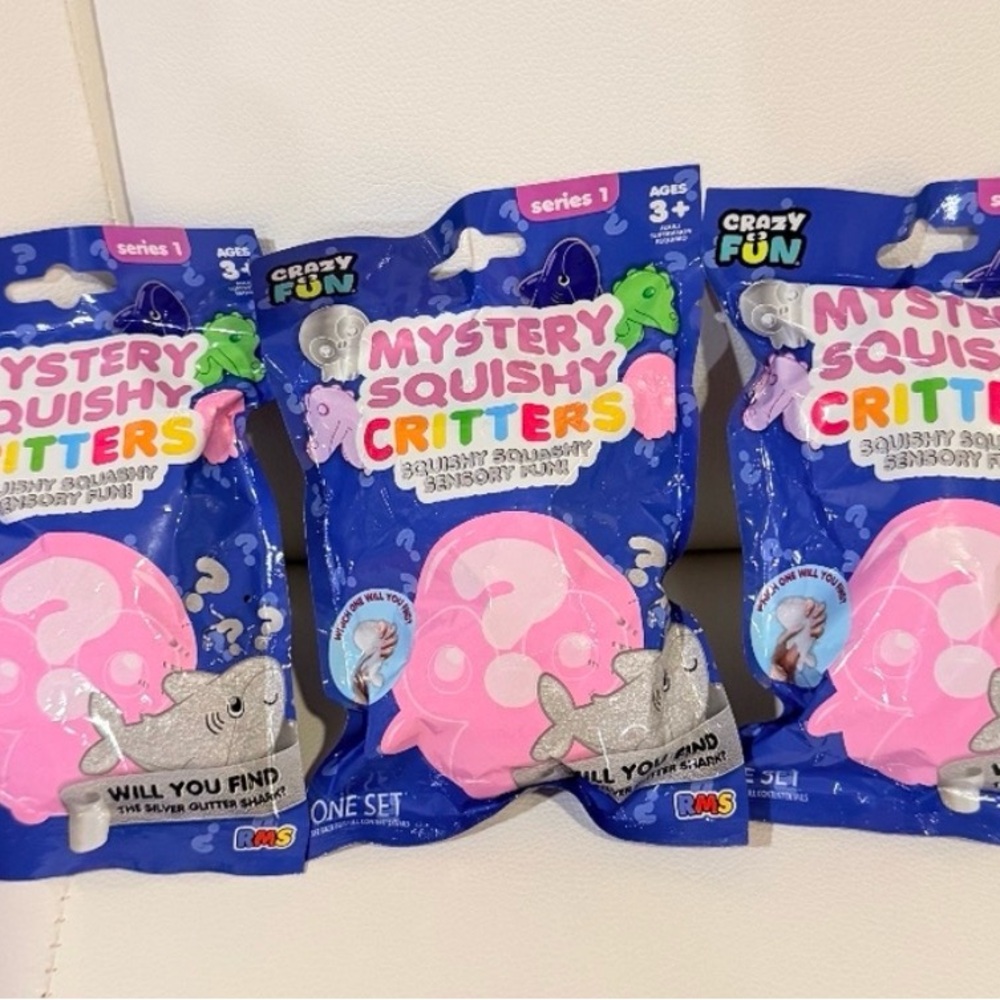 *VIRAL* Crazy Fun. Mystery Squishy Critters Blind Bag - set of 3